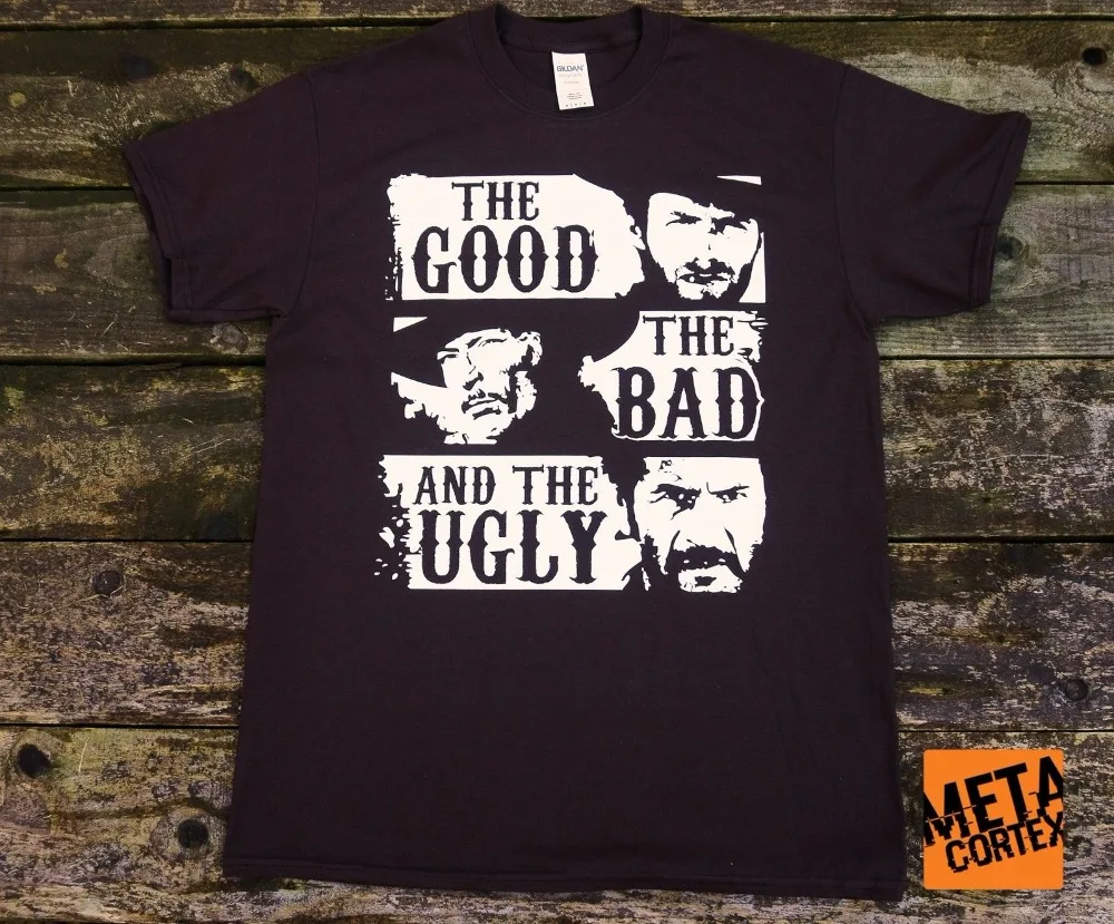 The Good The Bad and The Ugly - Clint Eastwood Western Movie New Fashion Cool Casual T Shirts Fashion Summer Beer T Shirts