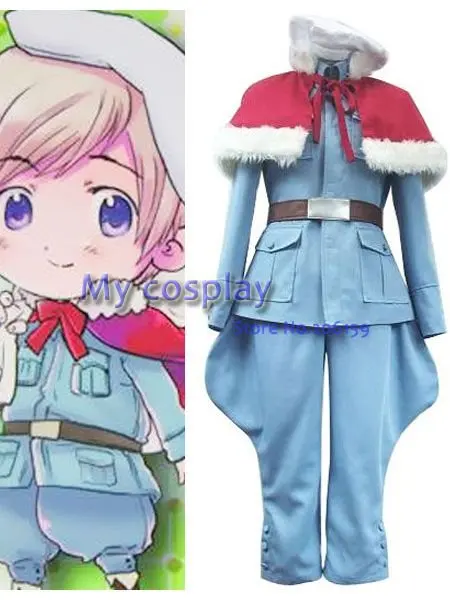 Костюм для косплея Hetalia Axis Powers Finland Tino vanaminen костюмы Хэллоуина женское платье