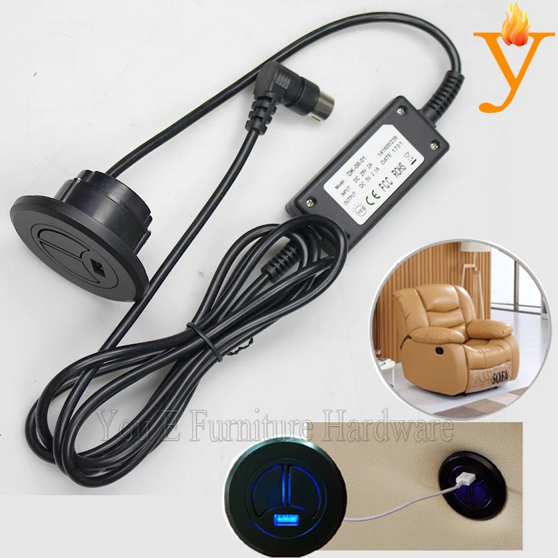 Синий светильник диван кровать электрическая нагревательная плита с USB