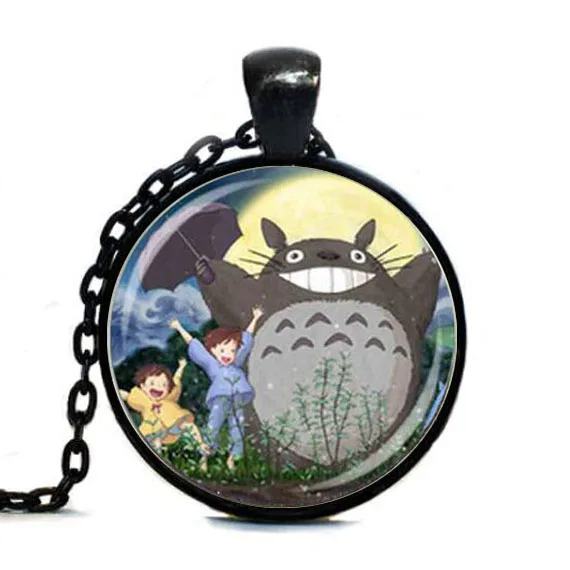 Аниме Мой сосед ожерелье Тоторо кулон сказочная цепочка Ювелирные изделия для