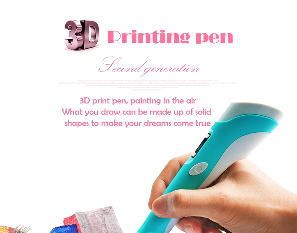 3d Ручка Myriwell 2 поколения ЖК-дисплей DIY 3D печать Ручка искусство 3D ручки для детей Инструменты для рисования Высокое качество ABS PLA пластик