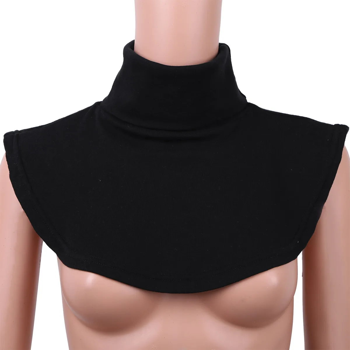 

Womens Fake Collar Faux Turtleneck Neck Female Dickey False Mock Blouse Half Top Collar Neck Cover Turtleneck Sweater Collar
