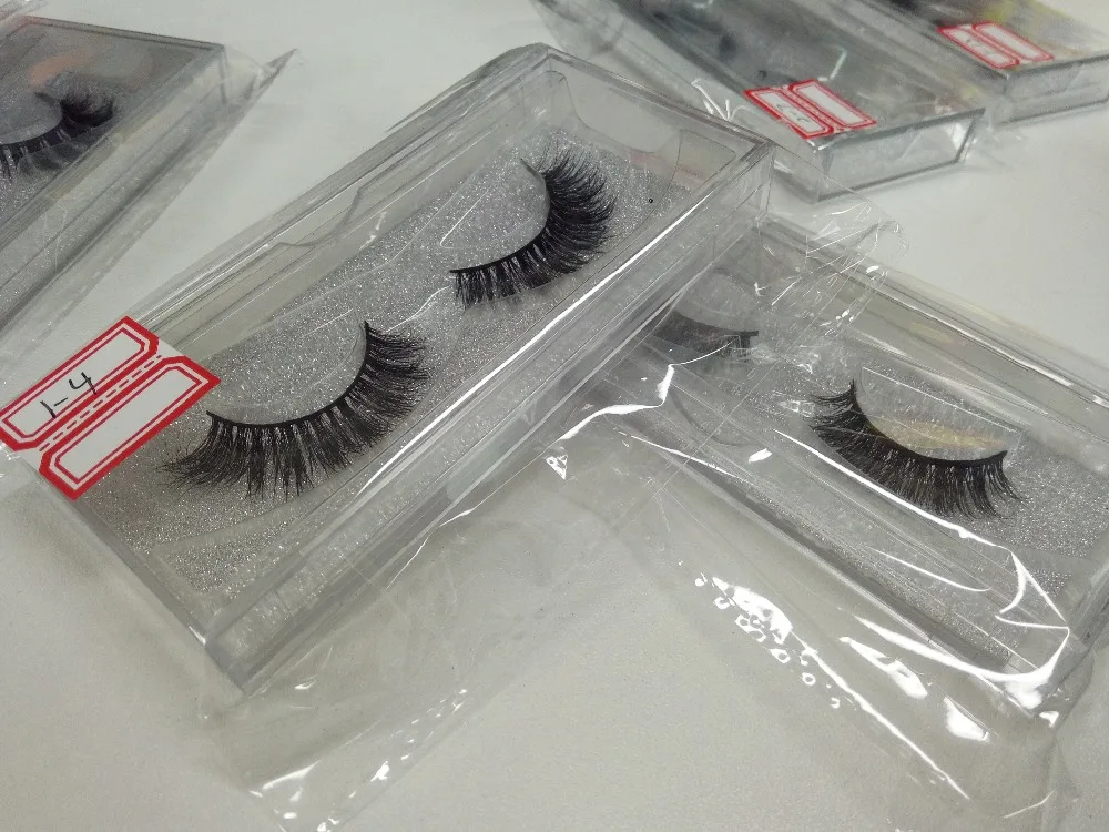 

NEW 3D Handmade Mink strip Eyelashes Natural False Eyelashes for Beauty Makeup Eye Lashes free shipping