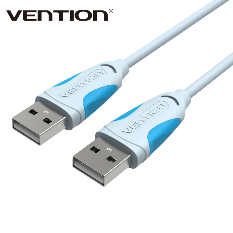 VAS-A06-S Vention USB-USB кабель Тип A папа-папа USB 2,0 кабель-удлинитель для радиатора жесткого диска Webcom USB2.0 кабель удлинитель - Цвет: VAS-A06-S
