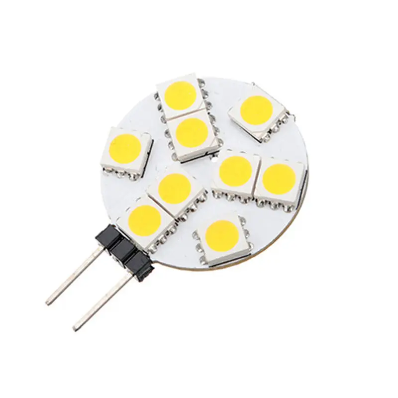 Светодиодный светильник G4 1 Вт 3 4 5 5050 SMD Кукуруза холодный белый теплый 12 в пост.