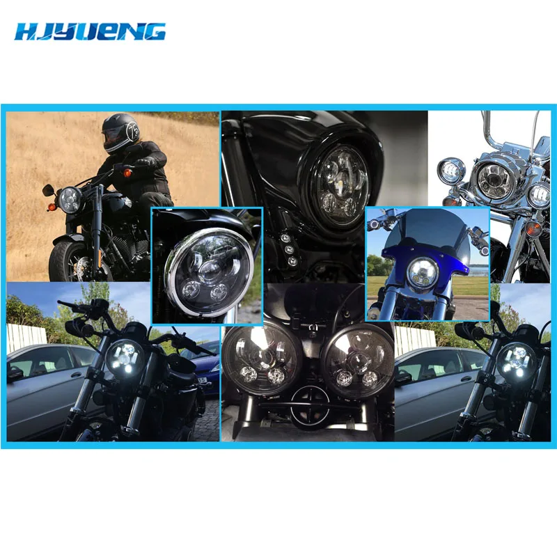 45 Вт для Triumph Rocket 3 аксессуары мотоциклов 5 3/4 &quotHarley DRL фара 75 дюймов III светодиодный