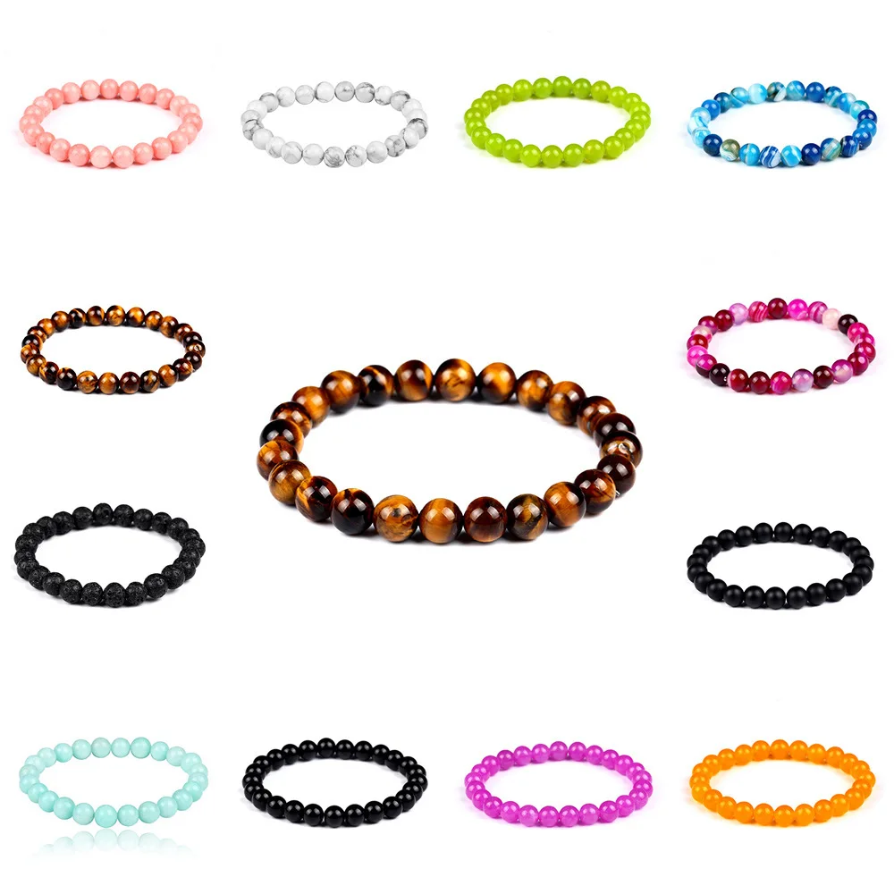 Брендовые браслеты с тигровым глазом браслет Будды эластичная веревка женские
