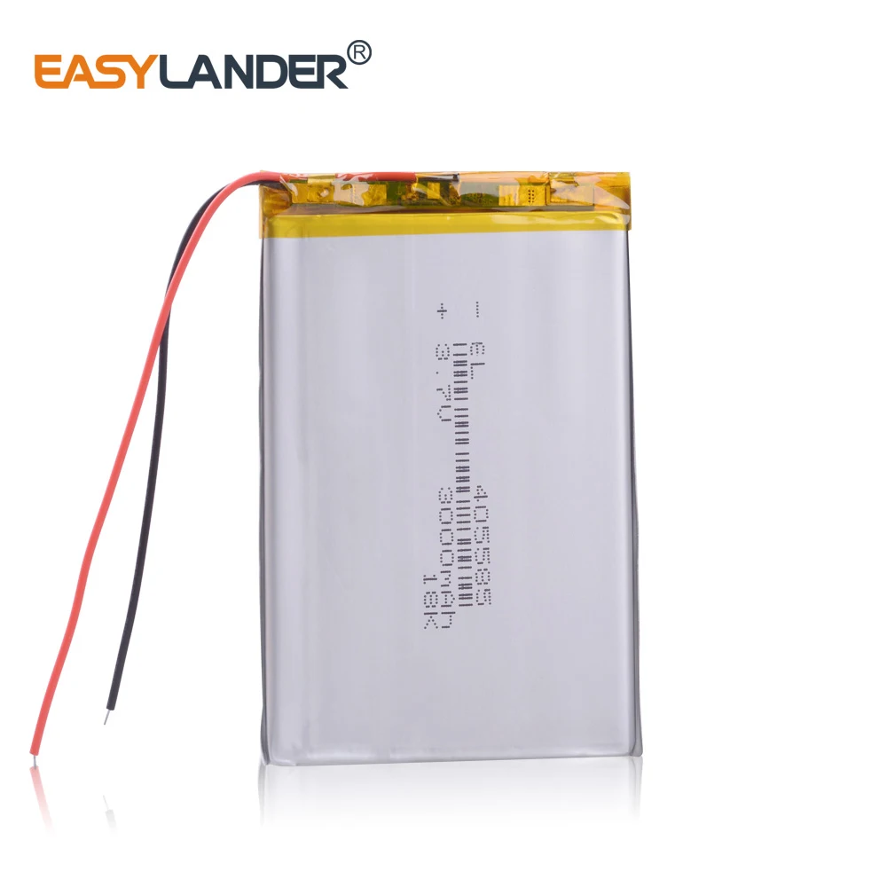 3 7 V 405585 PLIB полимерный литий ионный Литий аккумулятор 3000mAh прочный Аккумулятор для
