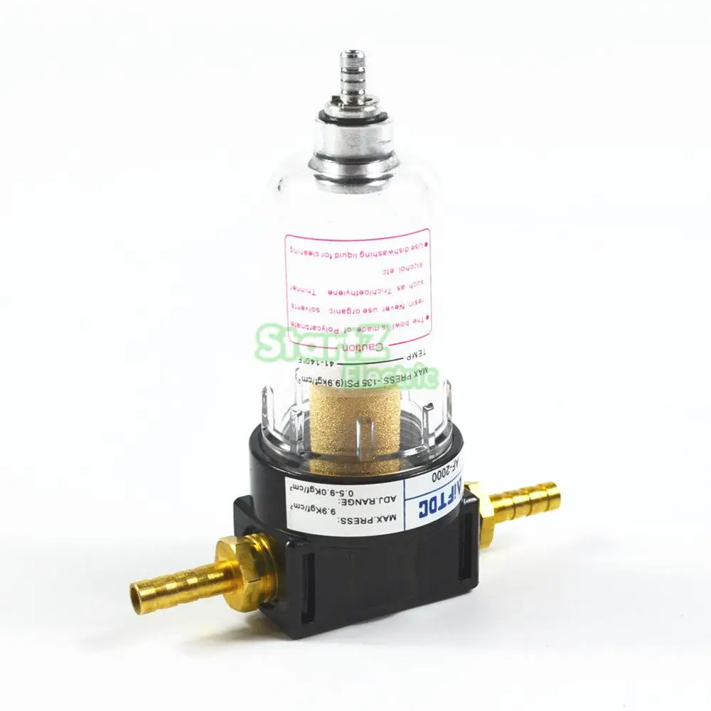 w 6mm Fitting УНИВЕРСАЛЬНЫЙ маслоуловитель БАК маслоуловитель фильтр из примесей с фитингом - Цвет: w 6mm Fitting