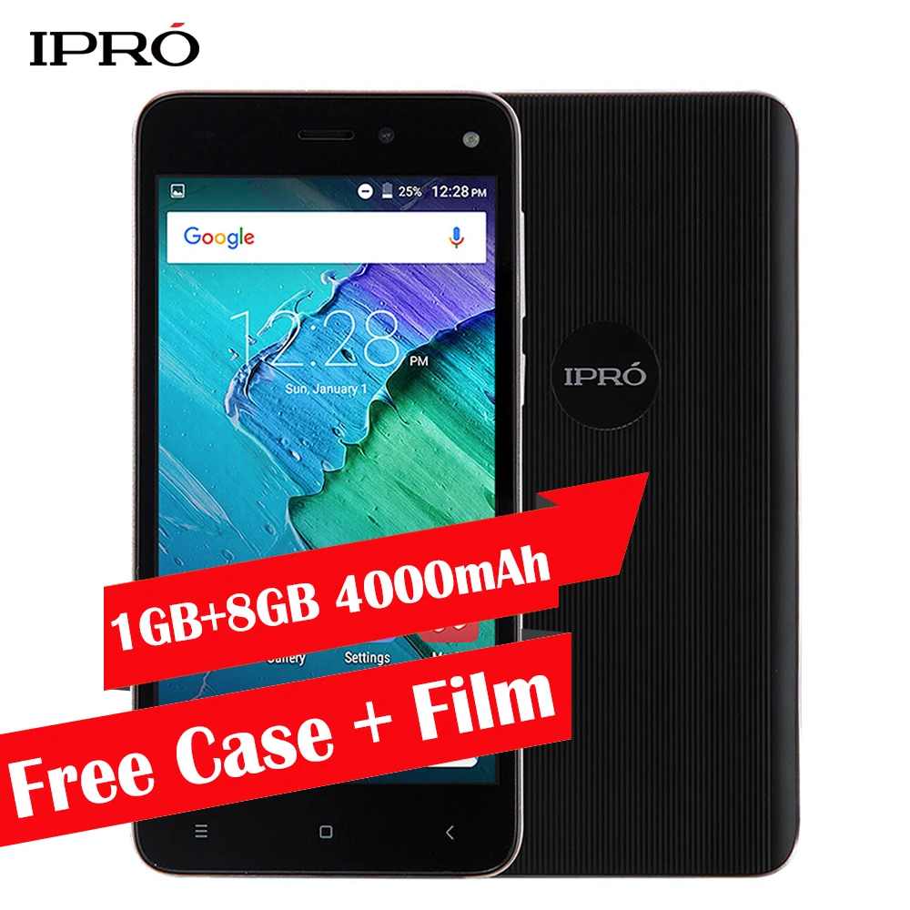 Большой Батарея 4000 мАч смартфон оригинальный ipro более 5.0 разблокирована Сотовая