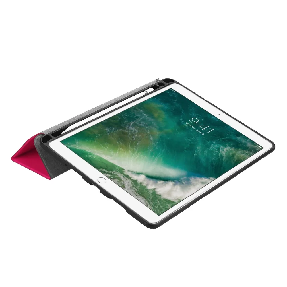 Чехол для iPad Air 3 10,5 /Pro 10,5 Smart Wake Sleep Cover для iPad Pro 10. 5 держатель ручки Флип кожаный чехол Fundas