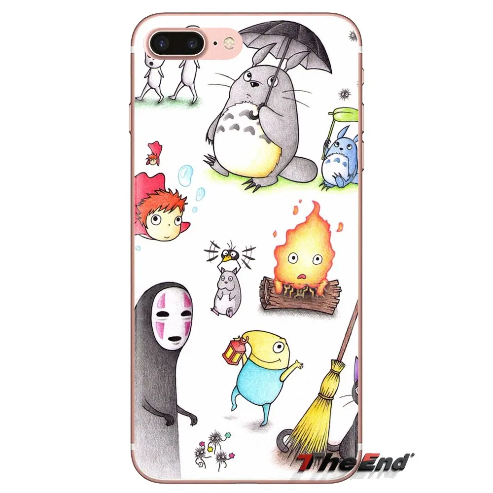 Милые мягкие прозрачные чехлы kawaii ghibli для Xiaomi Redmi 4A S2 Note 3 3S 4 4X 5 Plus 6 7 6A Pro Pocophone F1 |