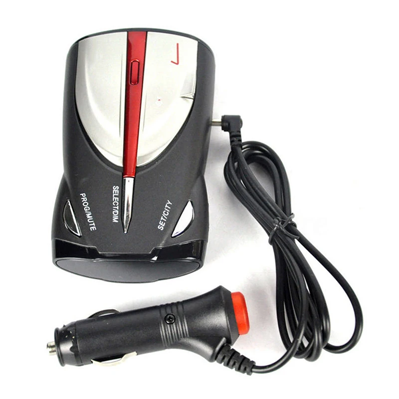Portable 360 Degree Voice System Auto Radar Detectors Anti Police Safety Full 16 Band LED Display Alert Warning Detection | Автомобили и