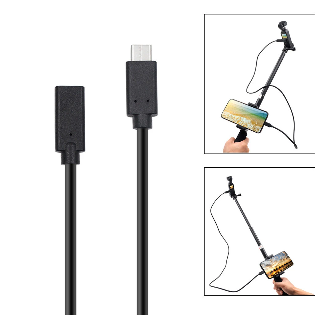 Type C USB удлинитель кабель для синхронизации данных адаптер DJI OSMO Карманный камеры