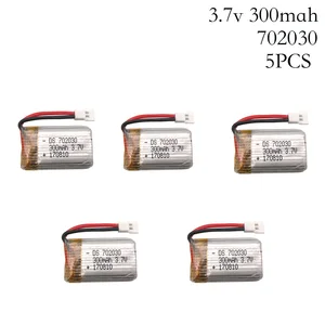 5 шт.лот 3,7 в 300 мАч Lipo аккумулятор для E55 FQ777 FQ17W Hubsan H107 Syma X11C Udi U816 U830 RC вертолет 3,7 в 300 мАч MX2.0 разъем