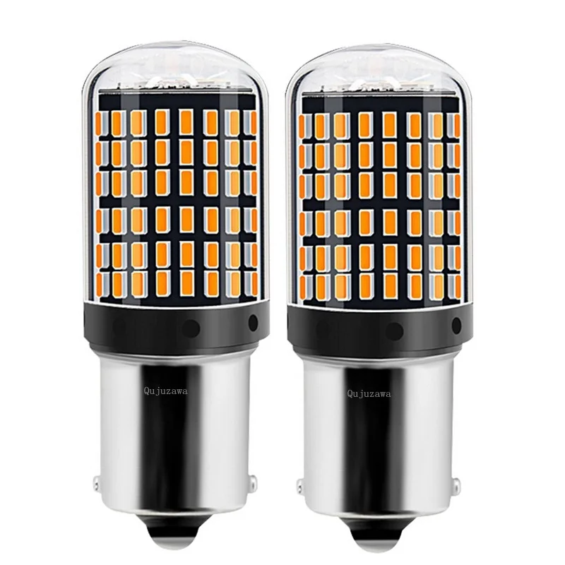 2 шт. P21W 1156 BA15S 7506 LED CANBUS безошибочный резервный фонарь заднего хода без гипер