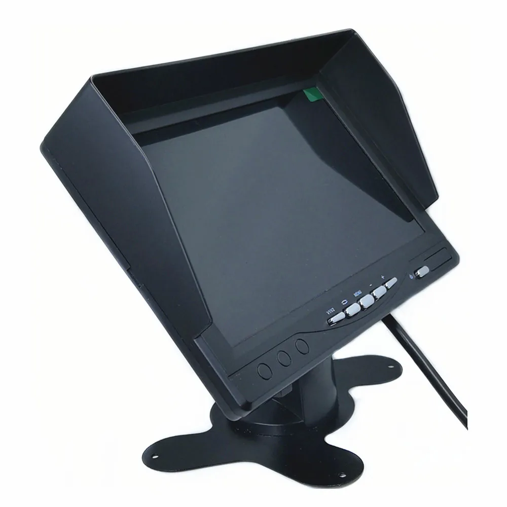 Новый 7 дюймовый раздельный экран IPS 2 1024*600 AHD автомобильный монитор регистратор DVR