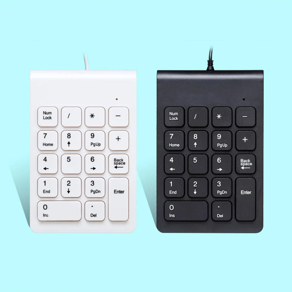 USB Проводная цифровая клавиатура 18 клавиш БЕСПЛАТНО AliExpress Стандартный доставка |