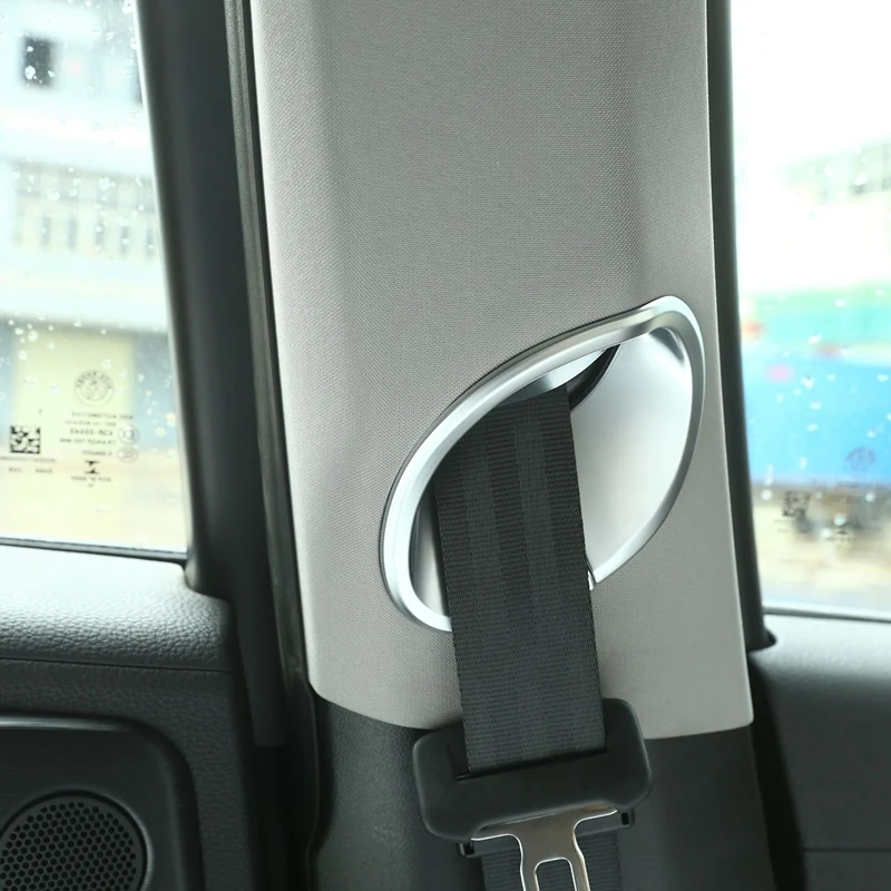 2 шт./компл. Abs передняя рамка для ремня безопасности автомобиля накладка наклейка