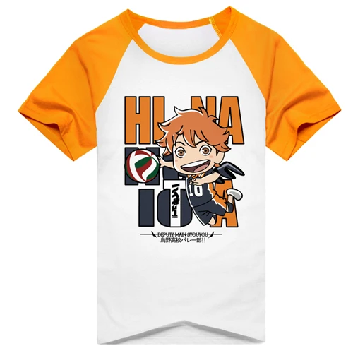 

Haikyuu футболка аниме Haikiyu Hinata Shyouyou Косплей Модные мужские и женские хлопковые топы с коротким рукавом футболки
