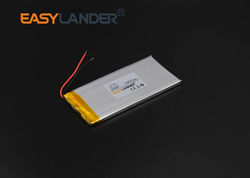 404287 3 7 V 1900mAh полимерная литий ионная батарея для спикера вспышка освещение