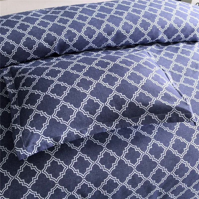 Slowdream Bedding Set Geometry Lattice Comforter Bedspread Duvet Cover Pillow Cases AUDouble King Adult Bed Linen Bedclothes | Дом и сад