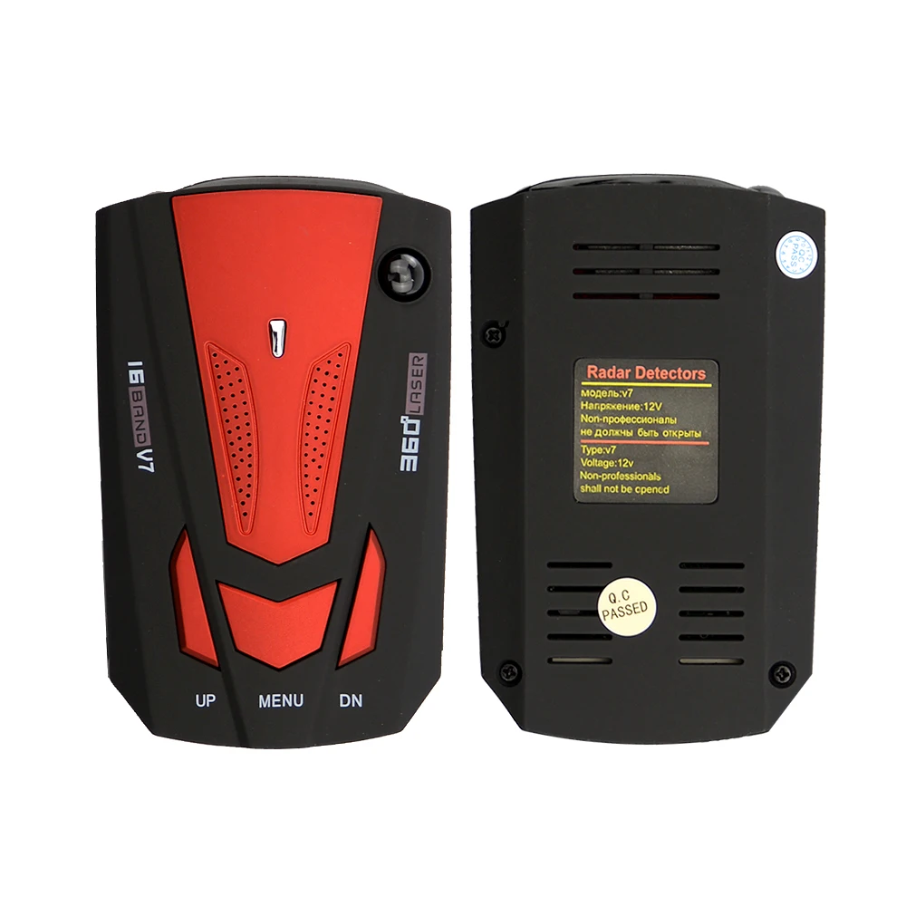 Автомобильный антирадар OkeyTech V7 голосовое предупреждение о скорости 16 полосный
