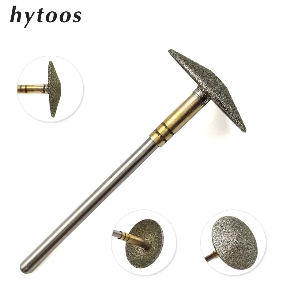 

HYTOOS Umbrella Diamond Nail Drill Bits Pedicure 3/32" Metal Sanding Disc Manicure Bits Nail Drill Accessories Foot File Tools
