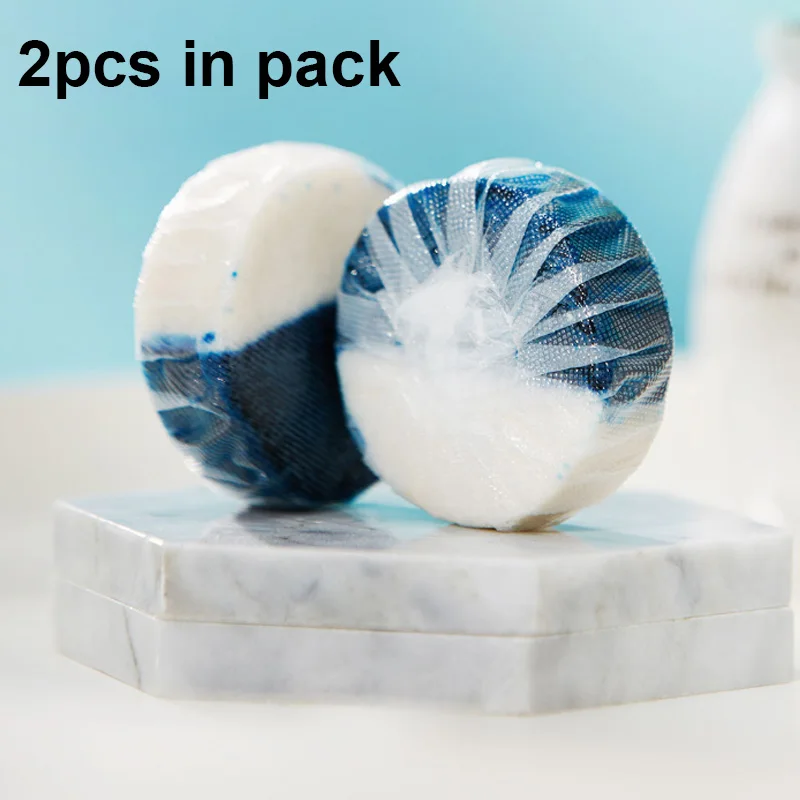 2pcs in pack 12 мешков Xiaomi Youpin Clean-n-fresh двойной эффект туалетный блок независимая Водорастворимая пленка упаковка Анионный активный фактор - Цвет: 2pcs in pack
