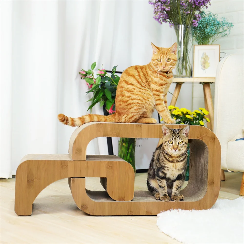 Домашняя доставка котенка Love! Забавная рама для лазания кошек коричневая мебель