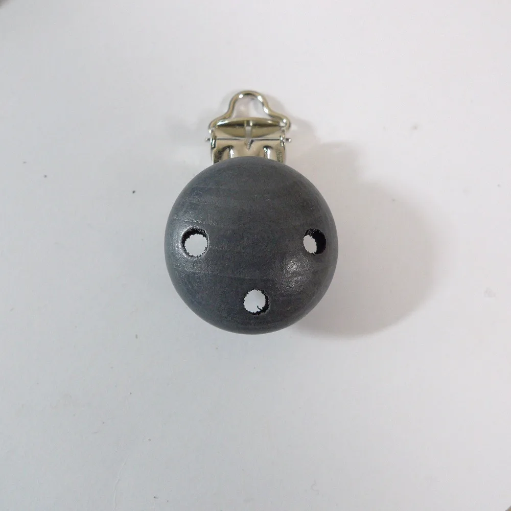 Подтяжки-пустышки серые из натурального дерева 25 шт. | Мать и ребенок