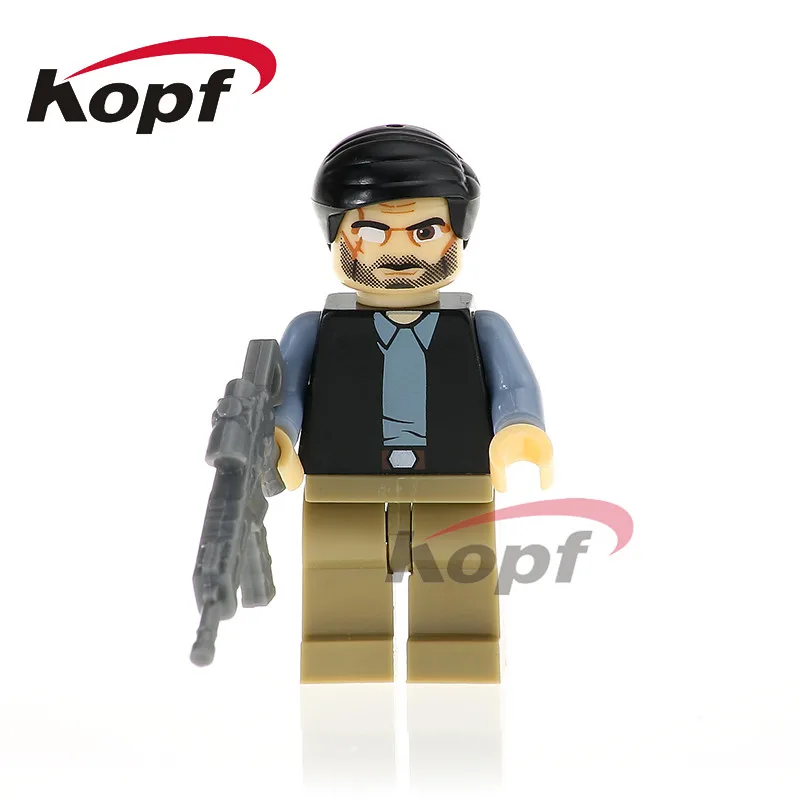 Одиночная Negan The Walking Dead Дэрил Диксон мичонн Мэгги Грин Супер Герои строительные блоки детский подарок игрушки XH 585 - Цвет: 586 Without Box