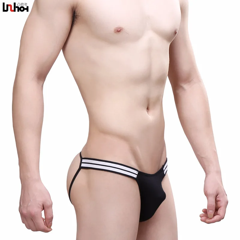

Sexy Gay Underwear Men Briefs Short Hollow Back Modal Underpants Breathable U Convex Pouch Low Waist Panties Cueca calzoncillos