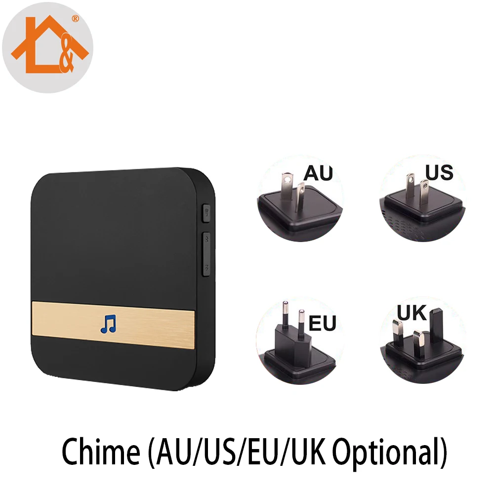 AC 110 220 В умный Внутренний дверной звонок беспроводной WiFi US EU UK AU Plug XSH app для