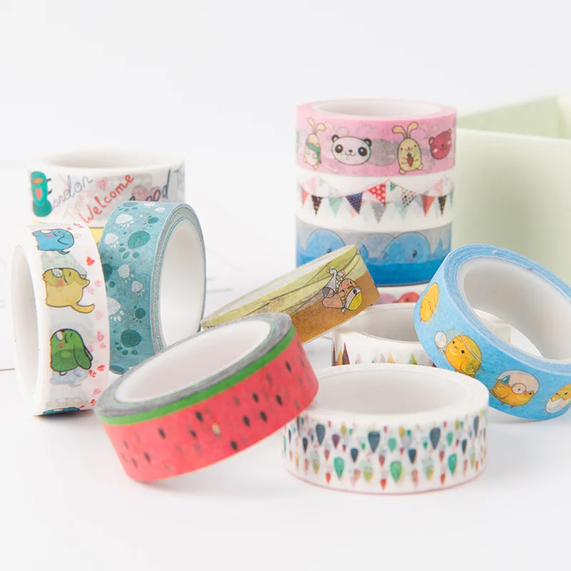 DIY Cosas Kawaii мультяшная панда Васи клейкие ленты наклейки Скрапбукинг декоративная