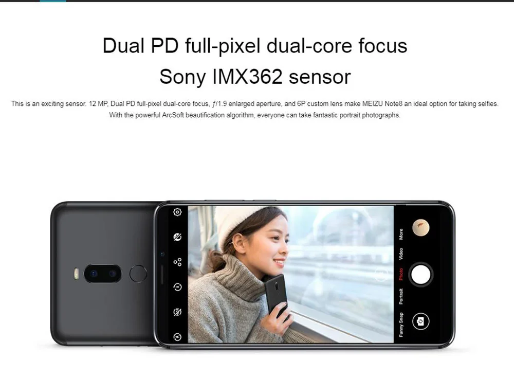 Мобильный телефон MEIZU Note 8, 4G LTE, две sim-карты, 6,0 дюймов, 1080x2160 p, Восьмиядерный процессор Snapdragon 632, 4 Гб ОЗУ, 64 Гб ПЗУ, Распознавание отпечатков пальцев