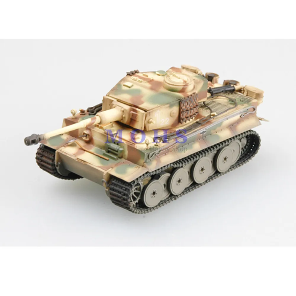EASY MODEL 36211 1/72 Assembled Model Scale Finished Miniature Military Tank Tiger 1 (Early)-sPzAbt.508 Italy |