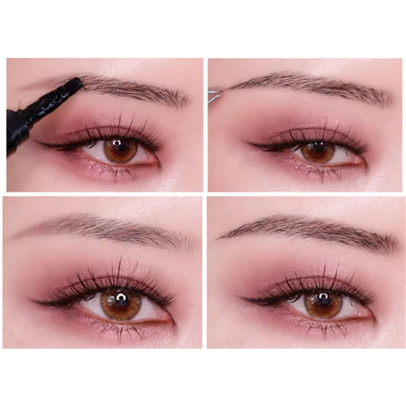 Профессиональные 3d кисти для наращивания бровей гелевые волокна водостойкая