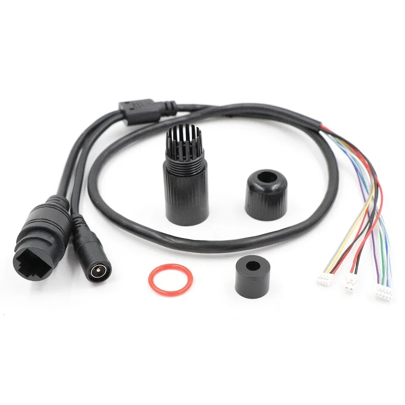 CCTV POE IP Сетевая камера PCB модуль Видео питания водонепроницаемый кабель LAN RJ45