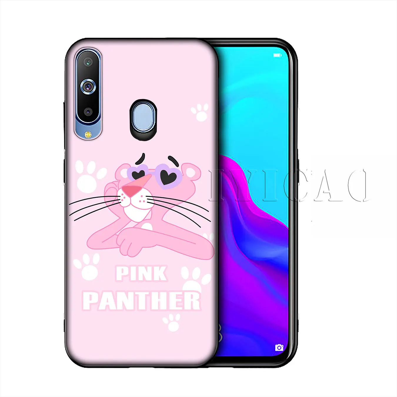 IYICAO Корея Розовая пантера силиконовый мягкий чехол для Samsung Galaxy A10 A30 A40 A50 A70 M10 M20 M30