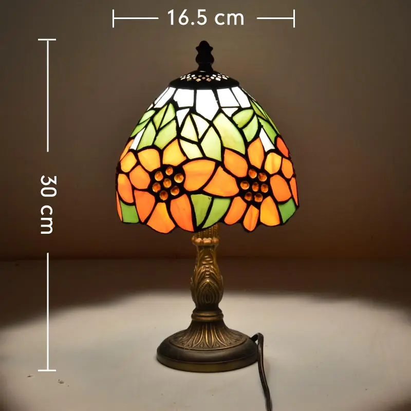 Настольная лампа Tiffany E27 110 240 В|glass bedside lamp|table lampbedside lamp |