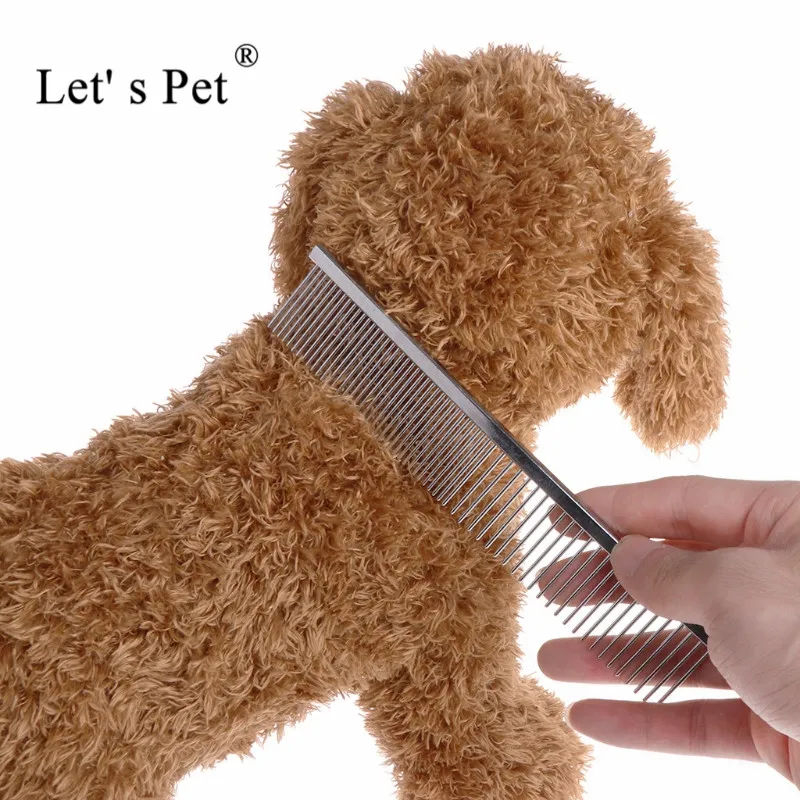 Let' s Pet 19x3 4 см щетка для собак из нержавеющей стали ухода за кошками Чихуахуа