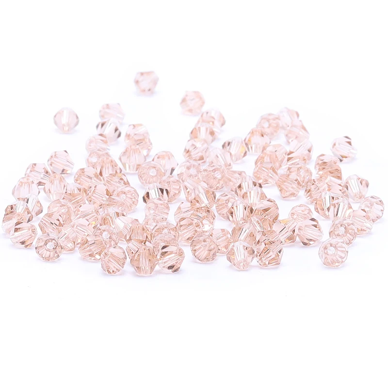 

Light Pink 100pc 4mm Austria Crystal Bicone Beads Austrian Glamour Crystal Beads 5301 Loose Crystal Beads SJ-086