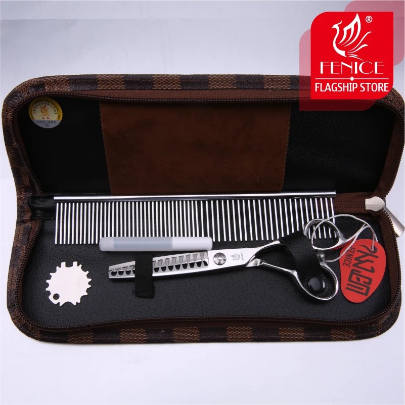 Fenice Professional JP440c 6 дюймов высококачественные ножницы для ухода за собакой