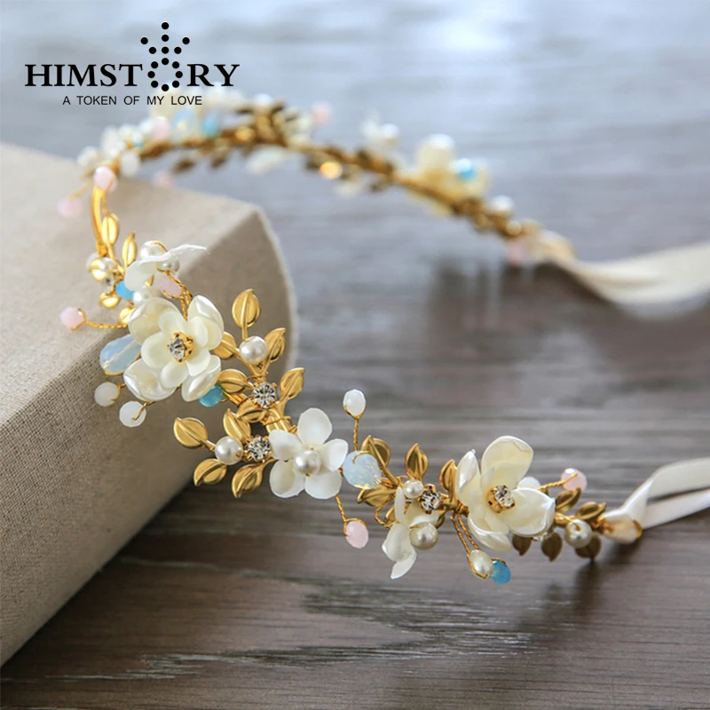 Новейшая Цветочная Свадебная заколка для волос Высококачественная ручная