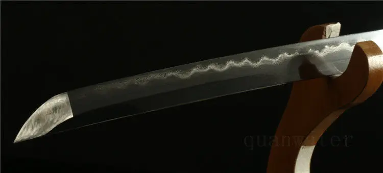 

41 FOLDED STEEL CLAY TEMPERED BLADE GREEN JAPANESE SAMURAI SWORD KATANA SHARP