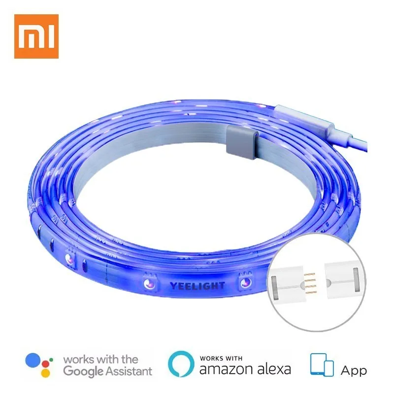 Xiaomi Yee светильник RGB умный светодиодный светильник полоса плюс WiFi Пульт дистанционного управления 16 миллионов цветов гибкий Интеллектуальный Scen Прямая поставка