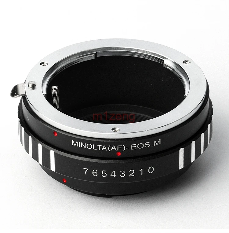 Адаптер для объектива sony MINOLTA(AF) на корпус беззеркальной камеры canon AF EOSM