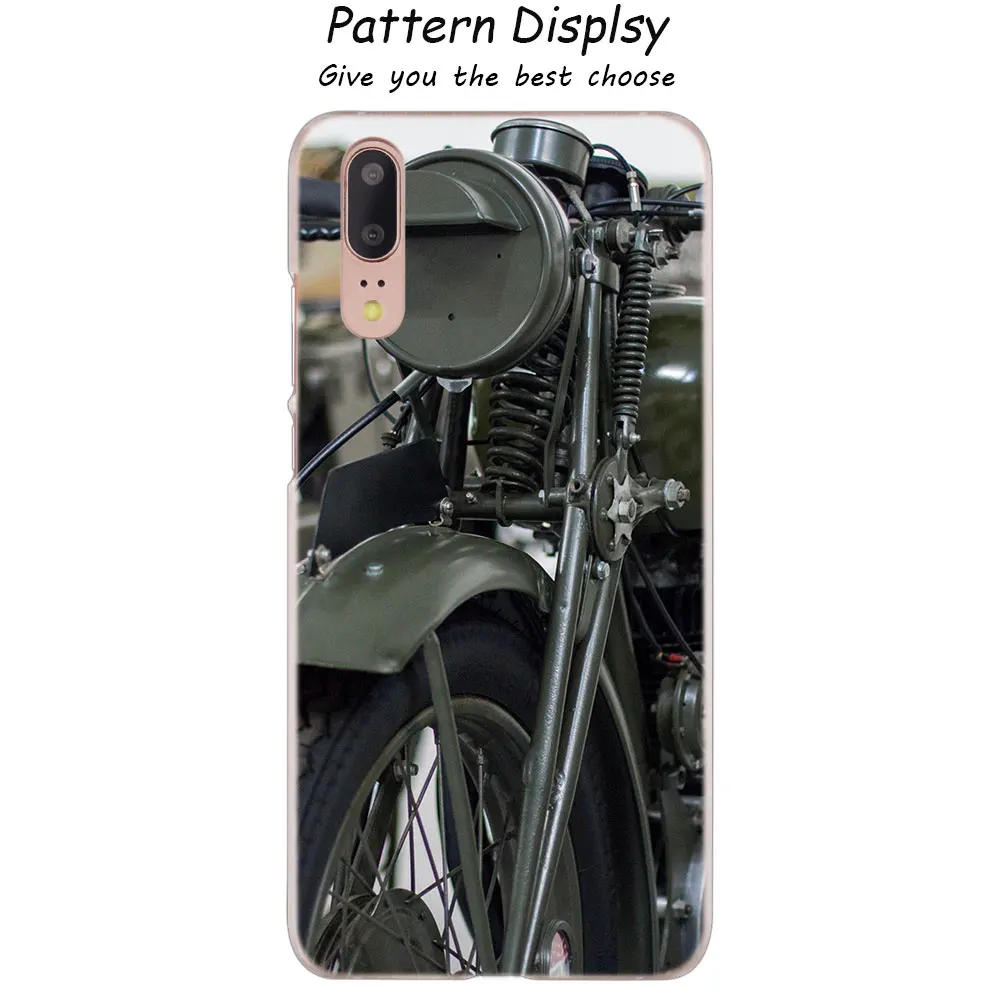 06 MLLSE классический мотоцикл модный прозрачный чехол для huawei P30 P20 P10 P9 P8 Lite P30 P20 мини-видеокамера-регистратор с креплением к P Smart плюс крышка Лидер продаж - Цвет: 06