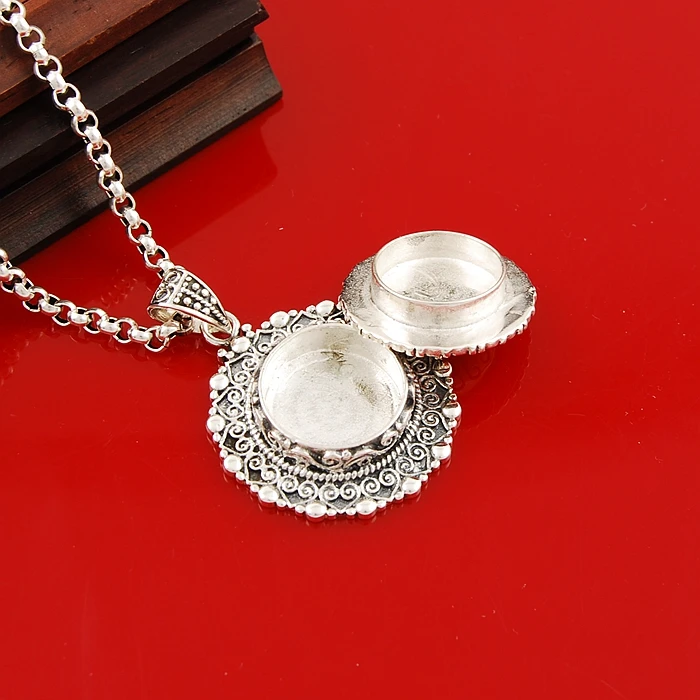GZ Select style Can open 925 sterling silver pendant male and female necklace jewelry | Украшения и аксессуары